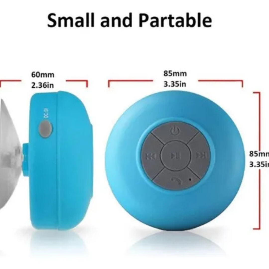 PARLANTE SPASH PROOF , SONIDO POTENTE Y RESISTENTE AL AGUA
