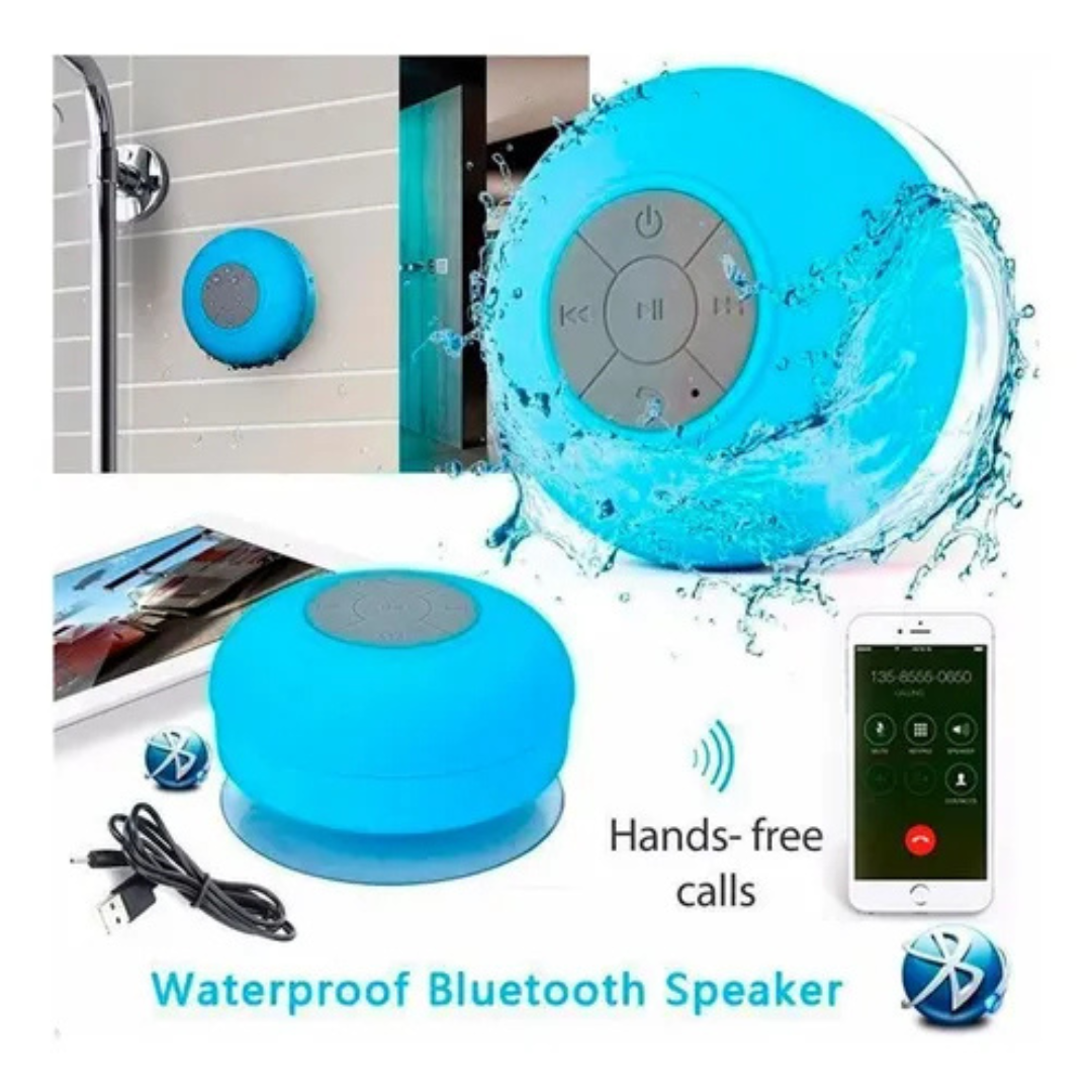 PARLANTE SPASH PROOF , SONIDO POTENTE Y RESISTENTE AL AGUA