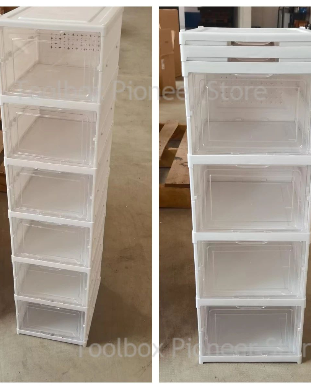 Zapatera Plegable De 6 Niveles Organizador De Almacenamiento