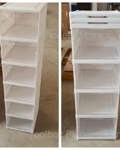 Zapatera Plegable De 6 Niveles Organizador De Almacenamiento