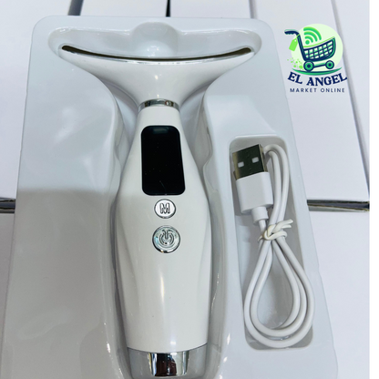 Masajeador facial y de cuello con 3 modos de masaje