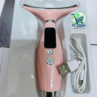 Masajeador facial y de cuello con 3 modos de masaje