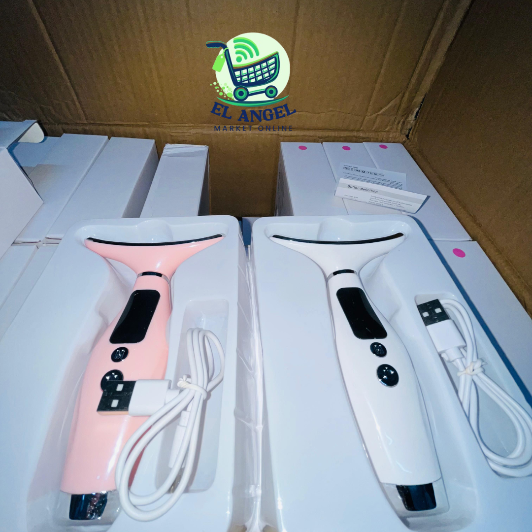 Masajeador facial y de cuello con 3 modos de masaje