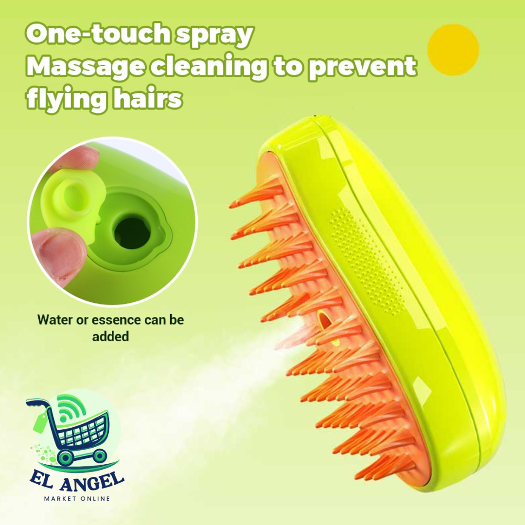 Cepillo de Vapor 3 en 1 para mascotas