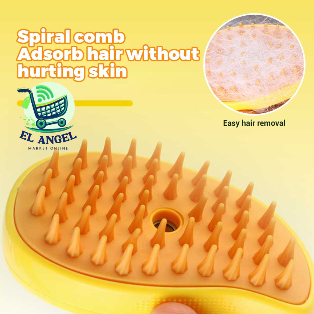 Cepillo de Vapor 3 en 1 para mascotas