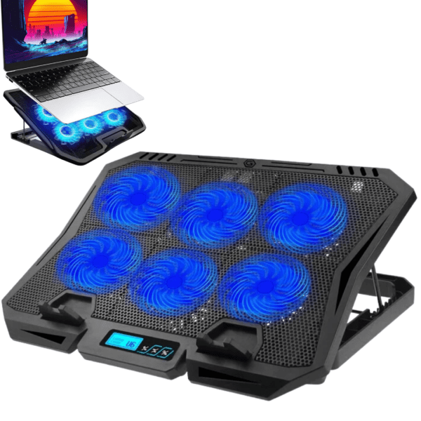 COOLER PARA LAPTOP 6 VENTILADORES