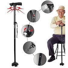 Bastón Para Caminar Plegable Con Luz LED